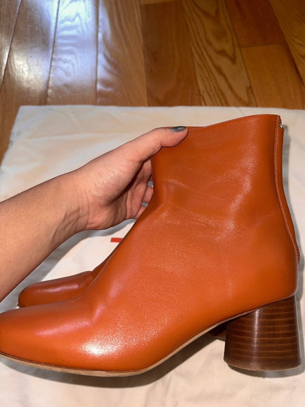 Mansur Gavriel Leather Glove Boot - Picture 6 of 11